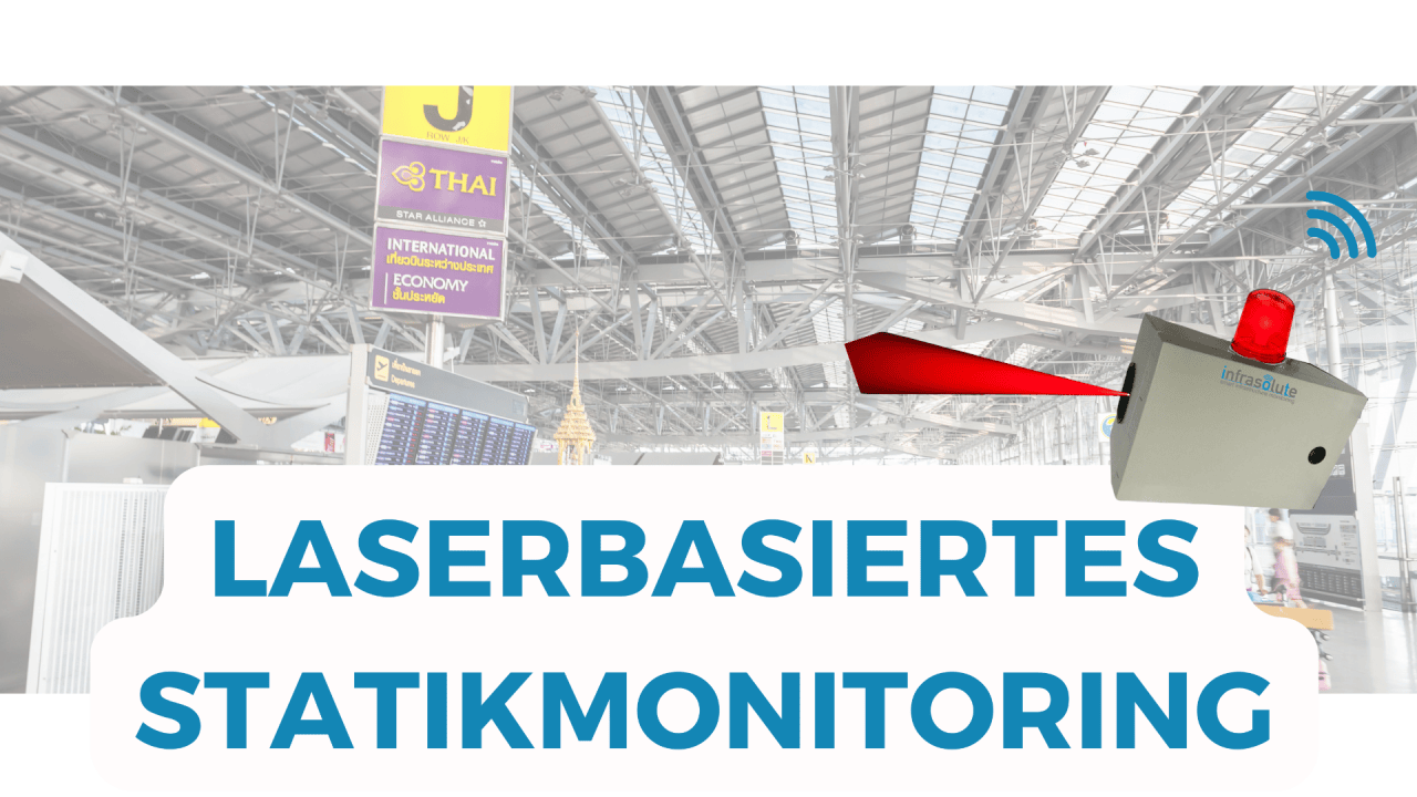 Laserbasiertes Dach-/Statikmonitoring von Infrasolute