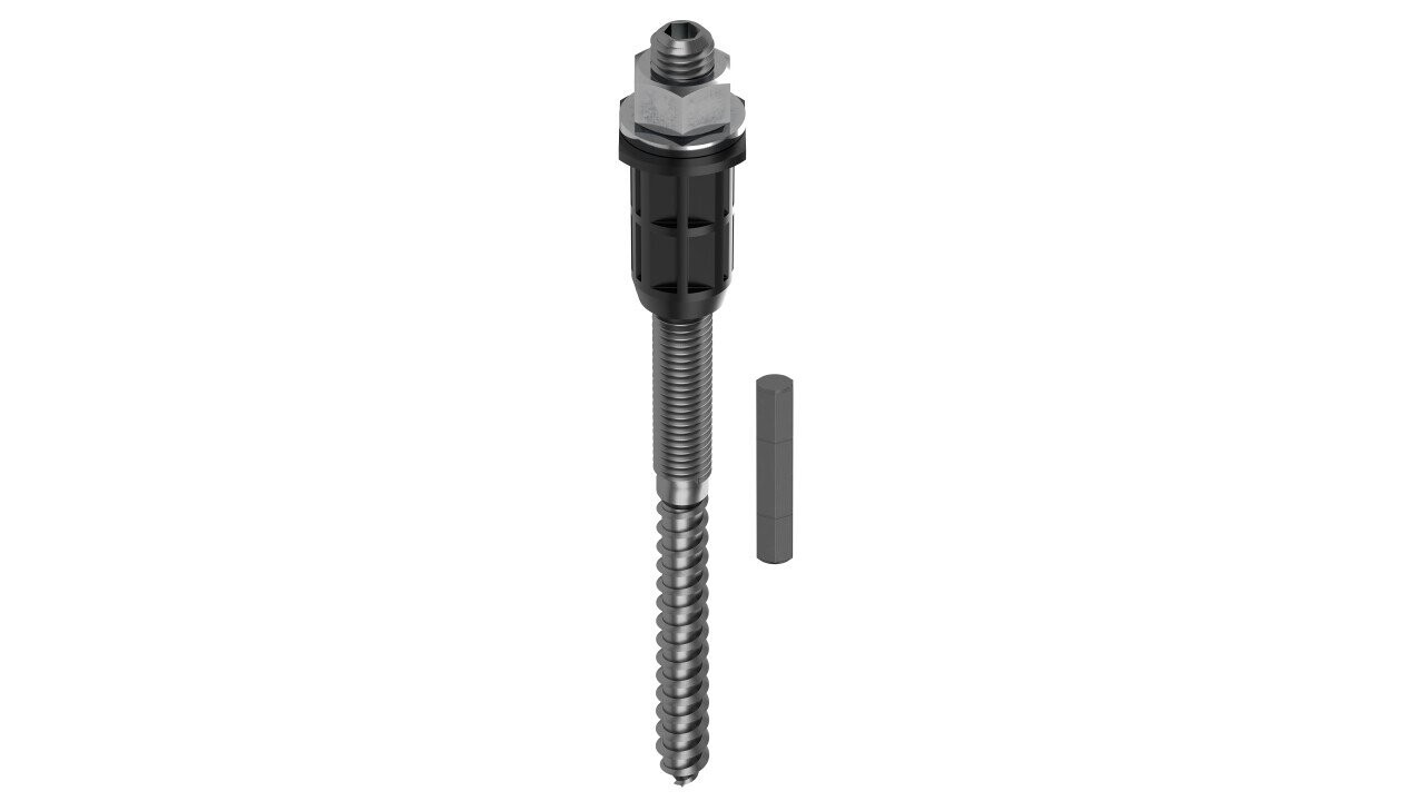 Stainless steel hanger bolt