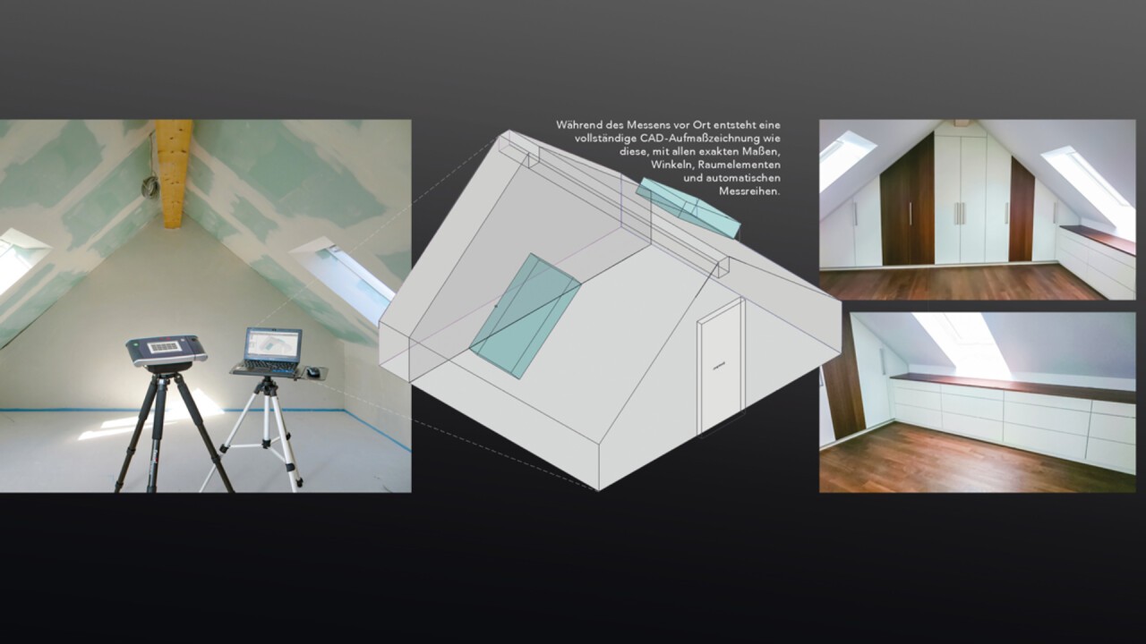 Flexijet 3D – „Messzeichnen“, messen und CAD-zeichnen in einem Schritt, auf der Baustelle